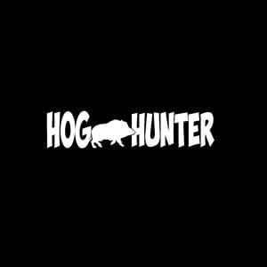 Hog Hunter Window Decal Sticker