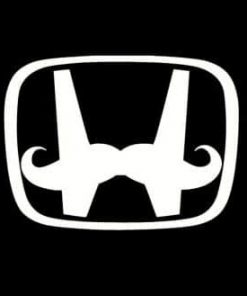 Honda Mustache Funny JDM Stickers - https://customstickershop.us/product-category/jdm-stickers/