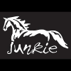 Horses Junkie Window decal Sticker