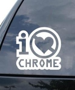Hate Chrome JDM Window Decal - https://customstickershop.us/product-category/jdm-stickers/