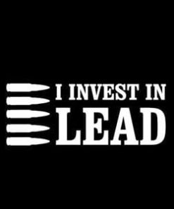 Invest In Lead Truck Window Decal