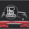 i love fat girls jdm window decal sticker
