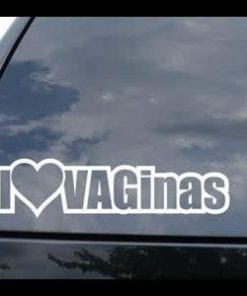 Love Vaginas JDM Window Decal - https://customstickershop.us/product-category/jdm-stickers/