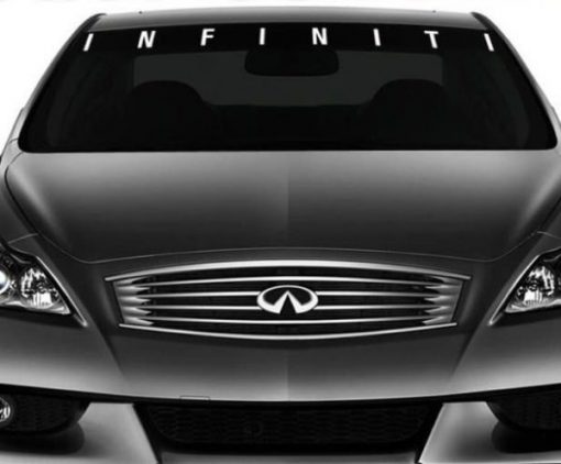 Infiniti Windshield Decal - https://customstickershop.us/product-category/windshield-decals/