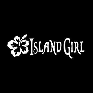 Island Girl Hawaii Window Decal - https://customstickershop.us/product-category/jdm-stickers/