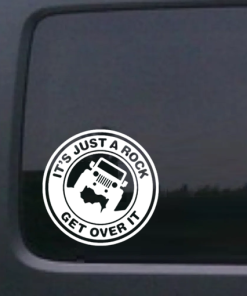 Jeep just a rock - Jeep Wrangler Decals