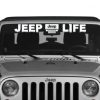 Jeep Life Windshield Decal - https://customstickershop.us/product-category/windshield-decals/