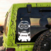 Jeep Minion Jeep Decal Stickers