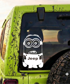 Jeep Minion Jeep Decal Stickers