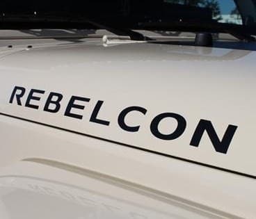 Jeep Rebelcon Hood Decal Set - https://customstickershop.us/product-category/truck-decals/