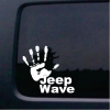 jeep wave hand window decal sticker a2
