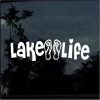 lake life flip flops decal sticker
