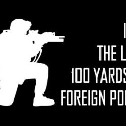 Foreign Policy Funny Decal Sticker