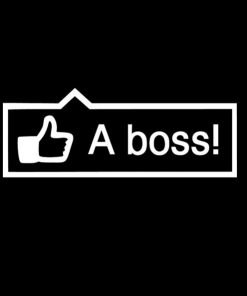 Like a Boss 2 JDM Stickers - https://customstickershop.us/product-category/jdm-stickers/