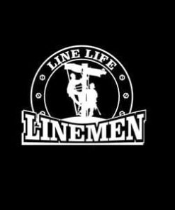 Line Life Lineman Window Decal