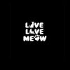 Live Love Meow Cat Window Decal
