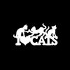 I Love Cats Window Decal Sticker