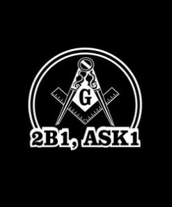2b1 ask1 Mason Masonic Decal