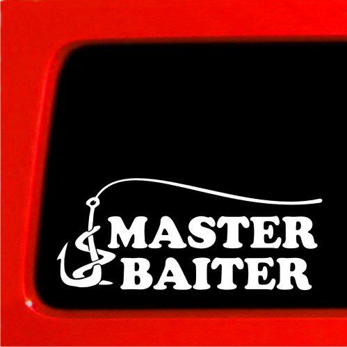 Master Baiter II Funny Fishing Decals