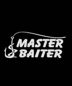 Master Baiter Funny Fishing Sticker 1