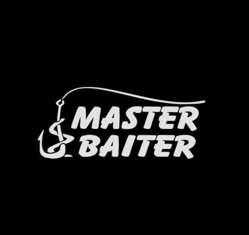 Master Baiter Funny Fishing Sticker 1