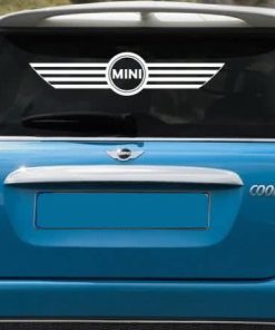 Mini Cooper Rear Window decal - https://customstickershop.us/product-category/windshield-decals/