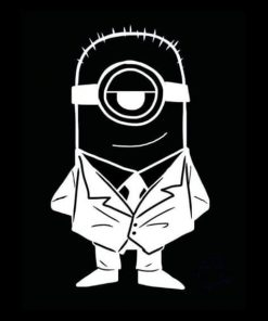 Minion in Suit car decal sticker - https://customstickershop.us/product-category/stickers-for-cars/