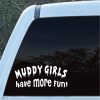 muddy girls have more fun decal sticker