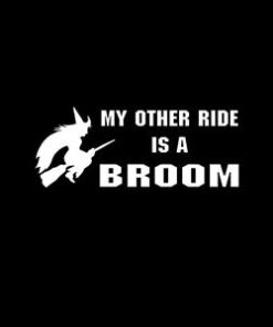 Other Ride a Broom Window Decal