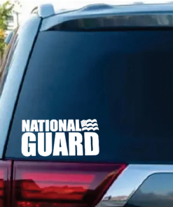 National Guard window Decal Sticker