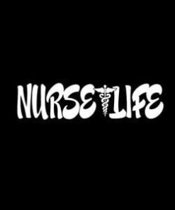 Nurse Life Window Decal Sticker