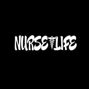 Nurse Life Window Decal Sticker