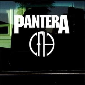 Pantera Music Window Decal