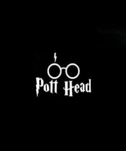 Harry Potter Pot Head Window Decal