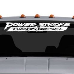 Power Stroke Diesel Windshield Decal - https://customstickershop.us/product-category/windshield-decals/