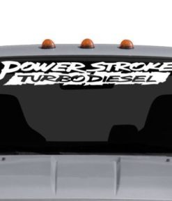 Power Stroke Diesel Windshield Decal - https://customstickershop.us/product-category/windshield-decals/