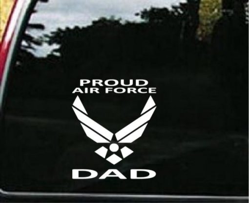 Proud Air Force Dad Decal Sticker