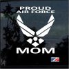 proud air force mom window decal sticker