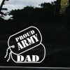 Army Dad Dog Tags Decal Sticker