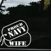 Navy Wife Dog Tags Decal Sticker