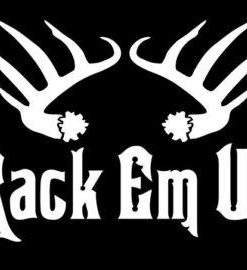 Rack Em Up Deer Hunting Decals