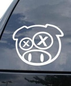 Rally Pig Drunk JDM Window Decal - https://customstickershop.us/product-category/jdm-stickers/