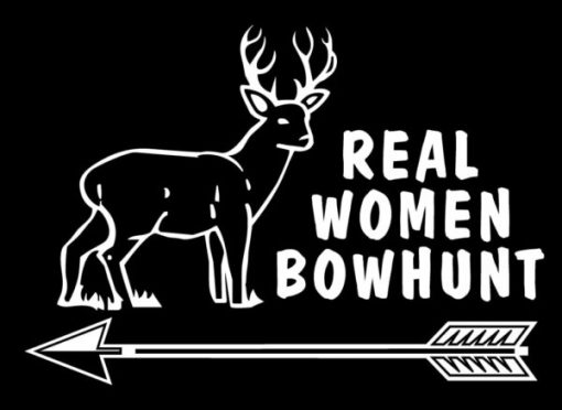 Real Women Bow Hunt Hunting Decals