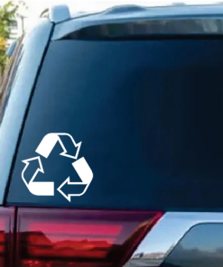 Recycle Logo window decal Sticker