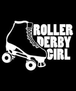 Roller Derby Girl Car Window Decal