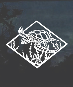 Sea Turtle window decal Sticker