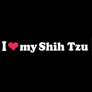 Love my Shih Tzu Window Decal