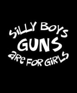 Guns For Girls Car Window Decal