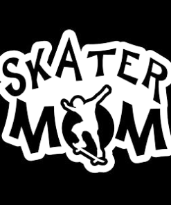 Skater Mom Window Decal Sticker