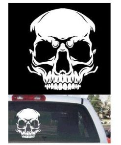 Skull Truck Window Decal Sticker - https://customstickershop.us/product-category/truck-decals/